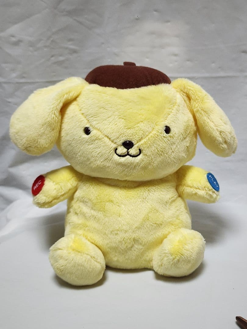 【激レア‼️】当時品　ポムポムプリン　2016年　手足パタパタ　録音ぬいぐるみ