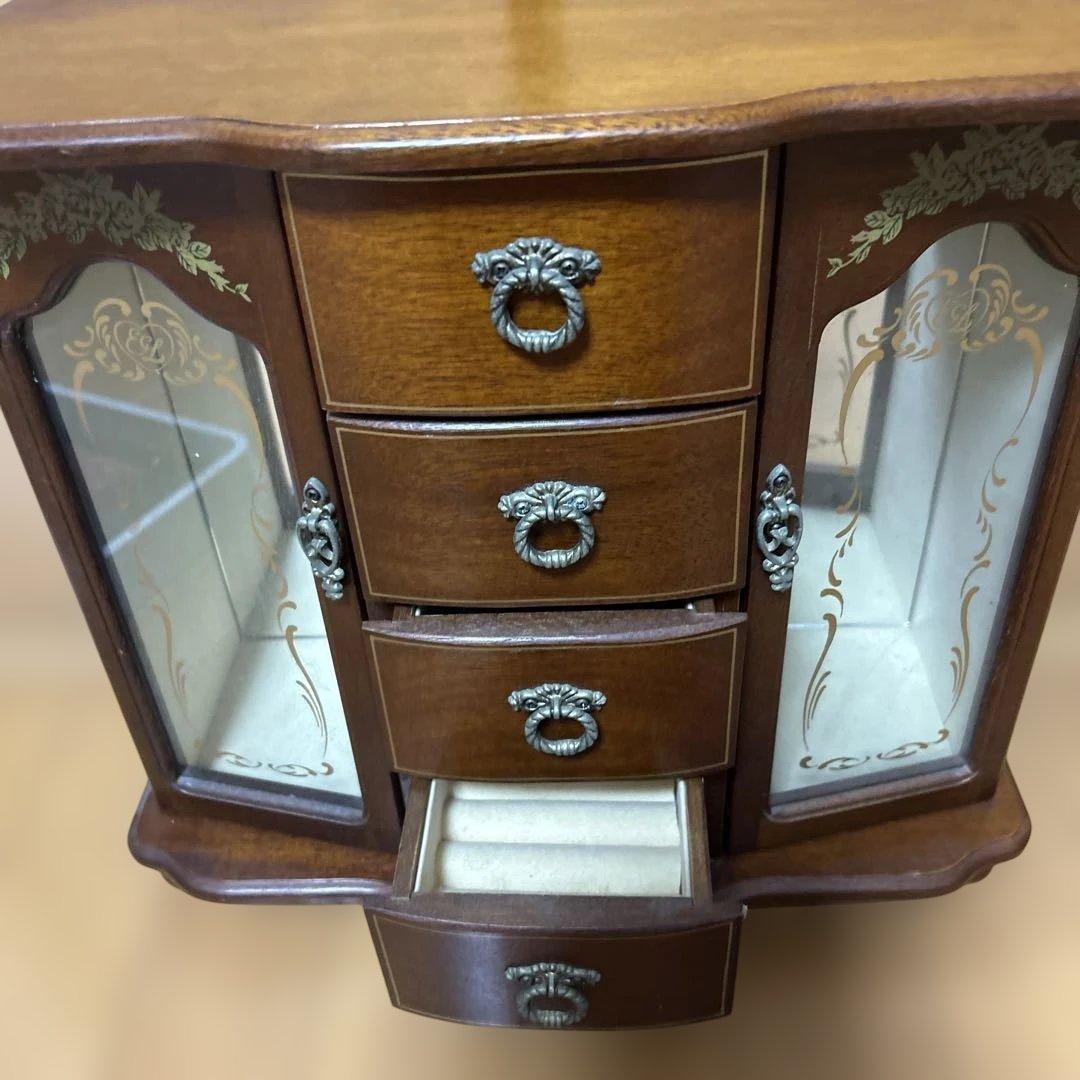 木製ジュエリーボックス　オルゴール