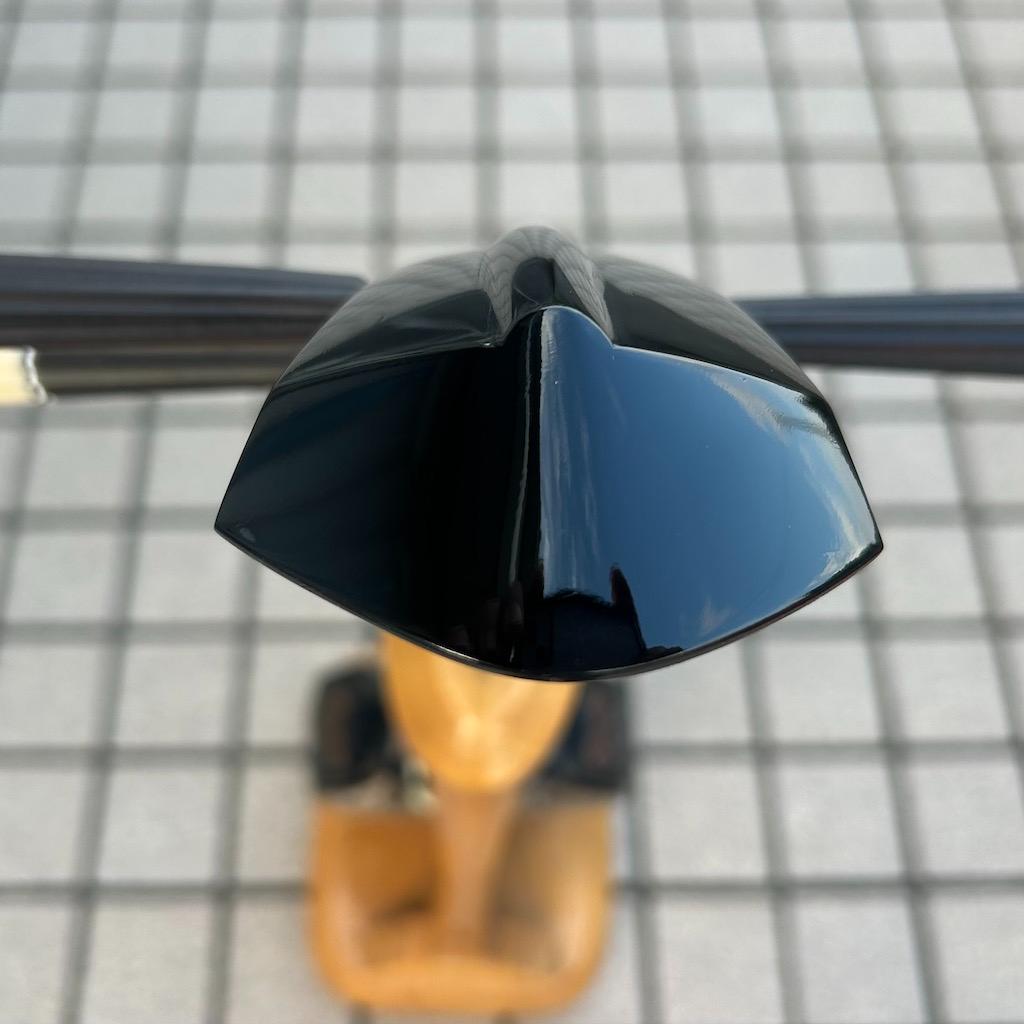 沖縄　三線　新崎型　カミゲン　黒木　本皮一枚張り　黒塗り　伝統工芸士製作