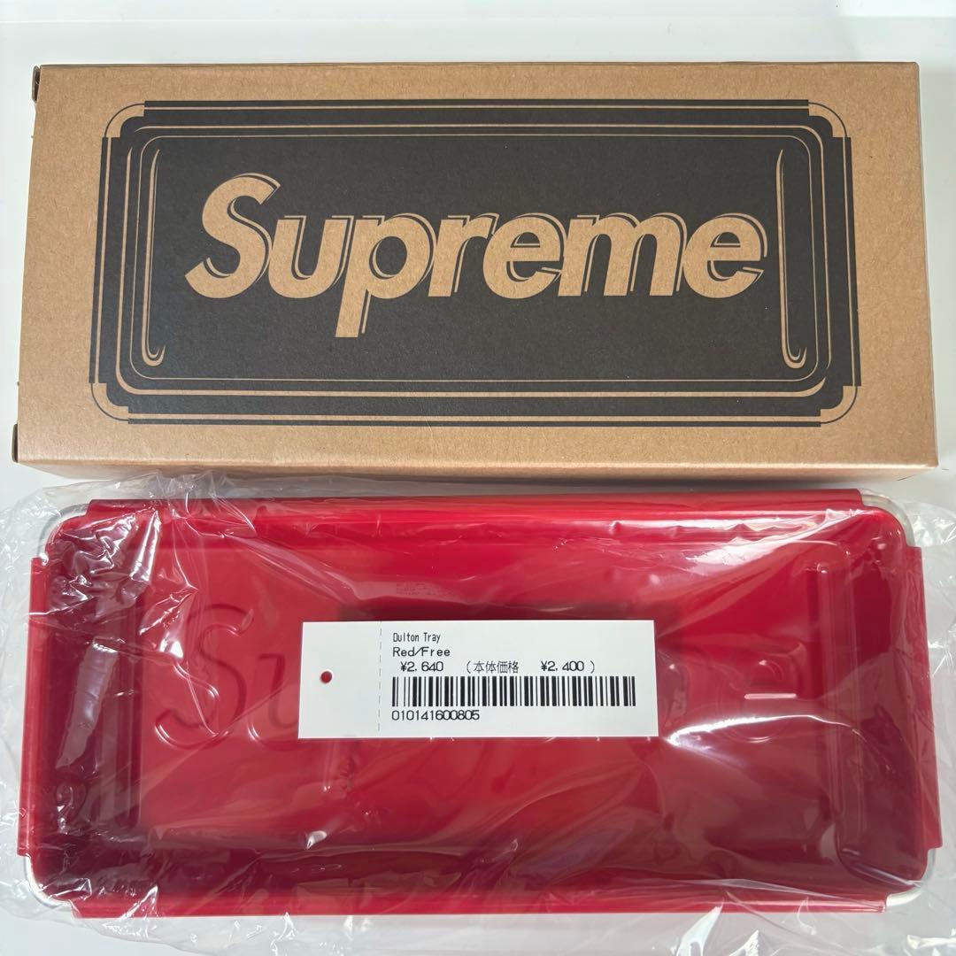 【全タグ付】Supreme × DULTON Tray - Red