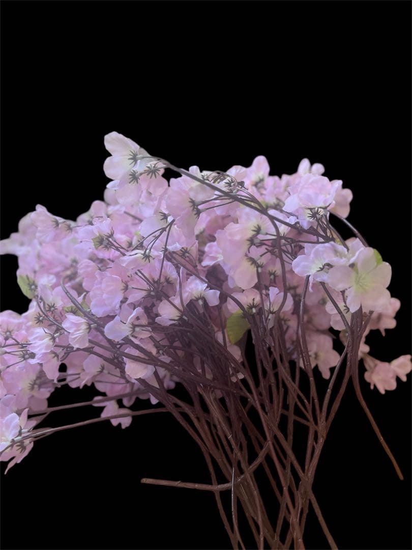 至福のお花見セット豪華しだれ桜 21本セット(55〜85cm)➕花びら200枚付