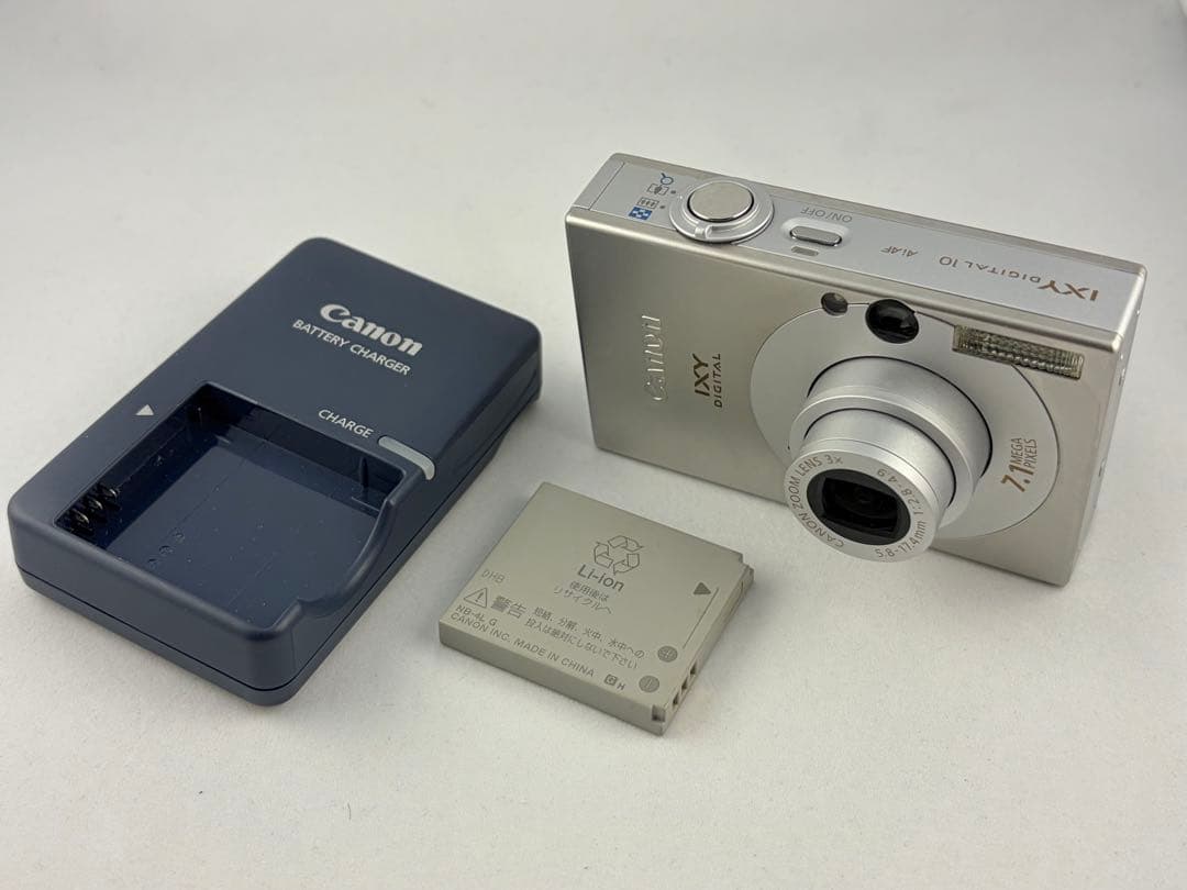 Canon IXY DIGITAL 10 シルバー オールドコンデジ作動確認済