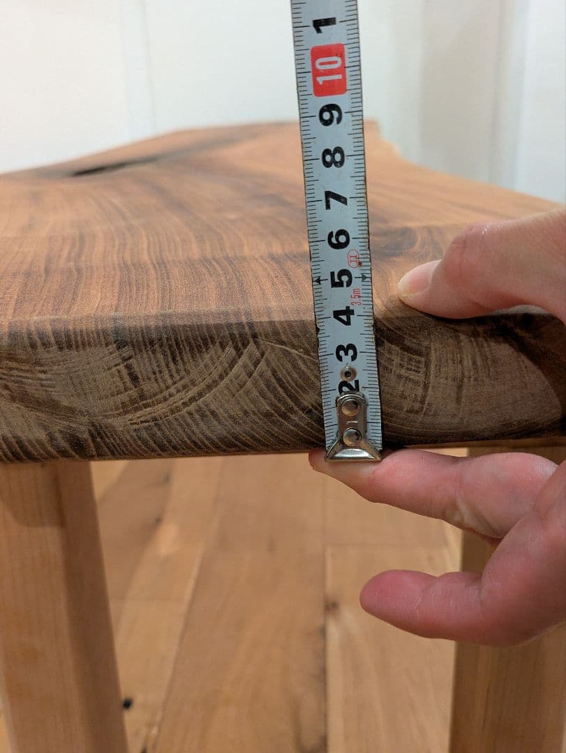 桑　一枚板　無垢材　ベンチ　イス　家具　ハンドメイド　スツール　貴重