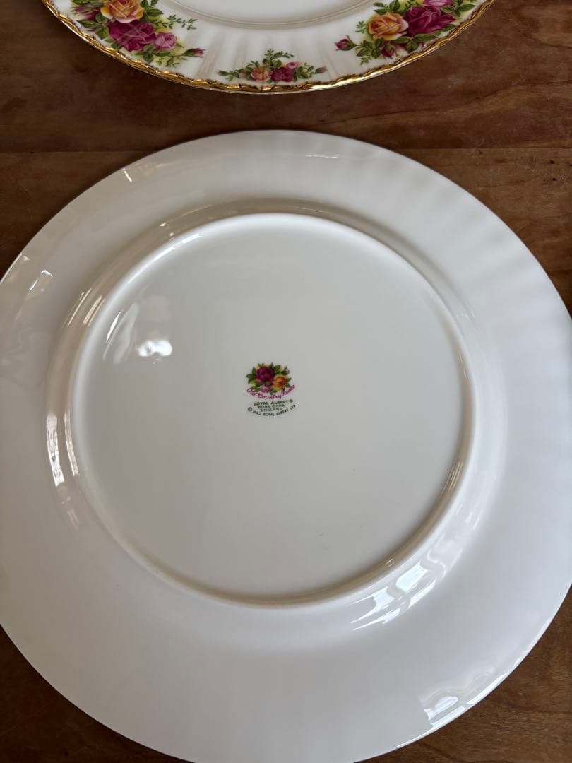 ロイヤルアルバート　オールドカントリーローズ　プレート　大４枚　