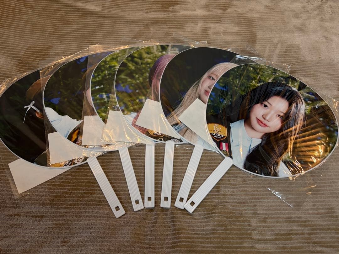 【RT-105676】IVE ive scout ファンコン うちわ 6種