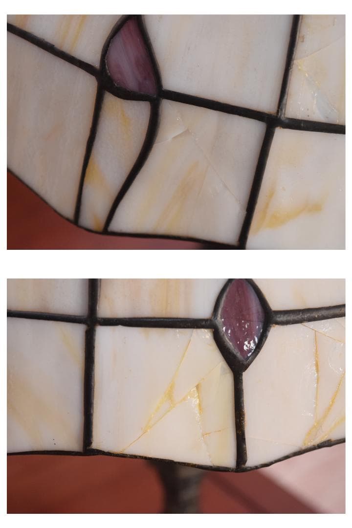 mobilia/モビリア 高級 テーブルランプ/スタンド ステンドグラス