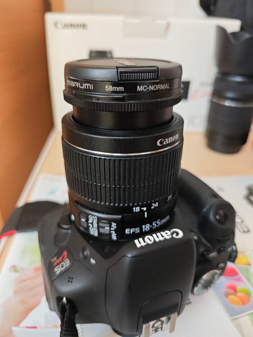 キャノン一眼レフ EOS Kiss X5 ダブルズームキット