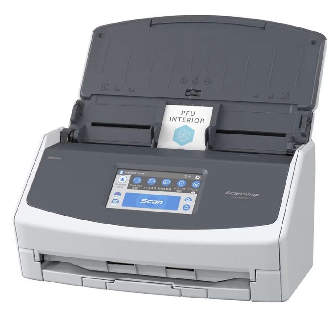リコー PFU ドキュメントスキャナー ScanSnap iX1600