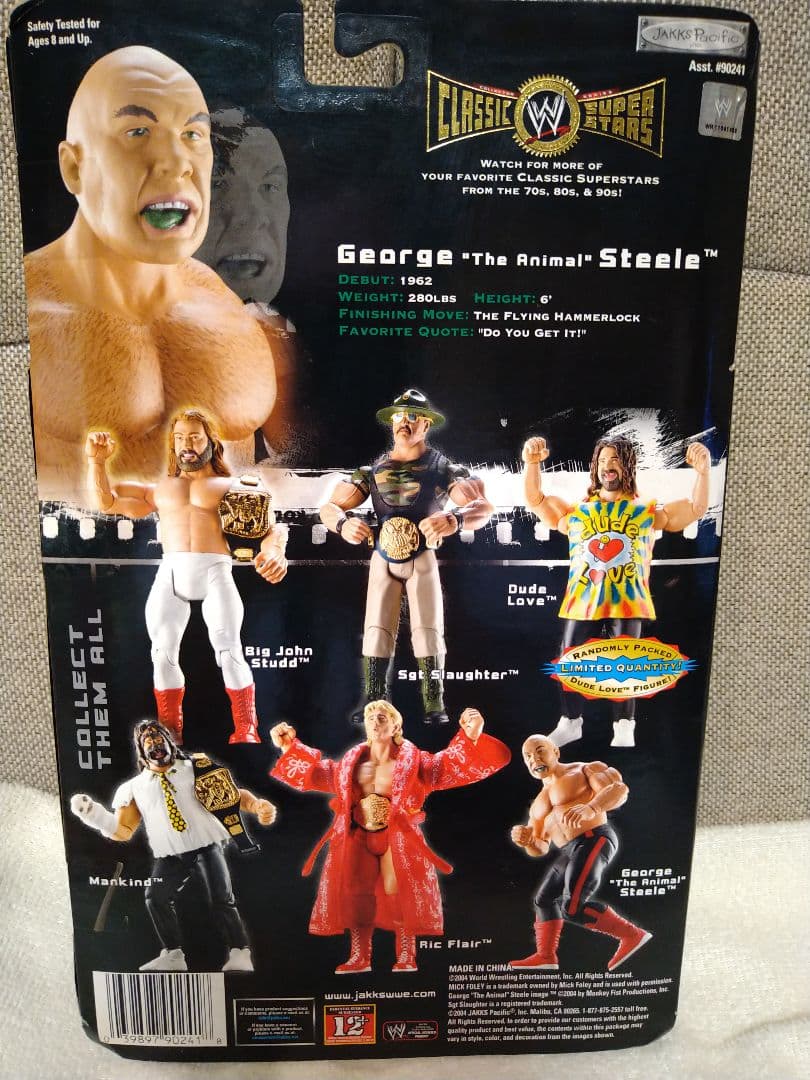 開封　WWEフィギュア　クラシックシリーズ！ジョージ．スティーブ．アニマル