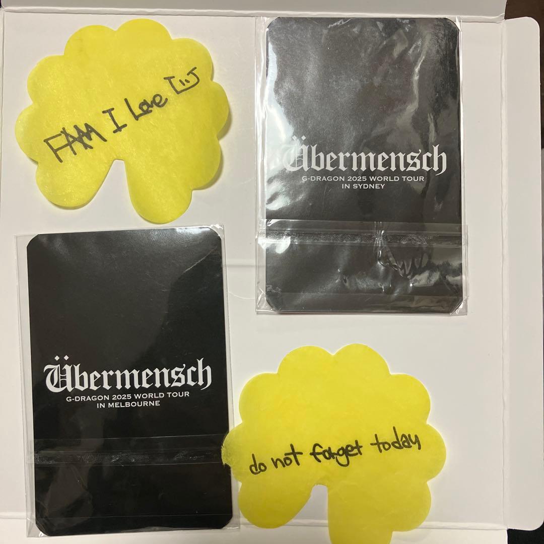 G-DRAGON オーストラリア コンサート VIPトレカ 2枚セットおまけ付き