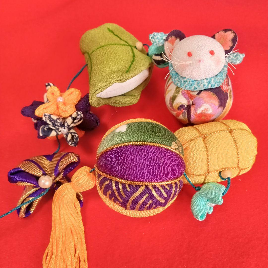 ちりめん細工✿端午の節句⁠の鯉のぼり✿つるし飾り（黄）