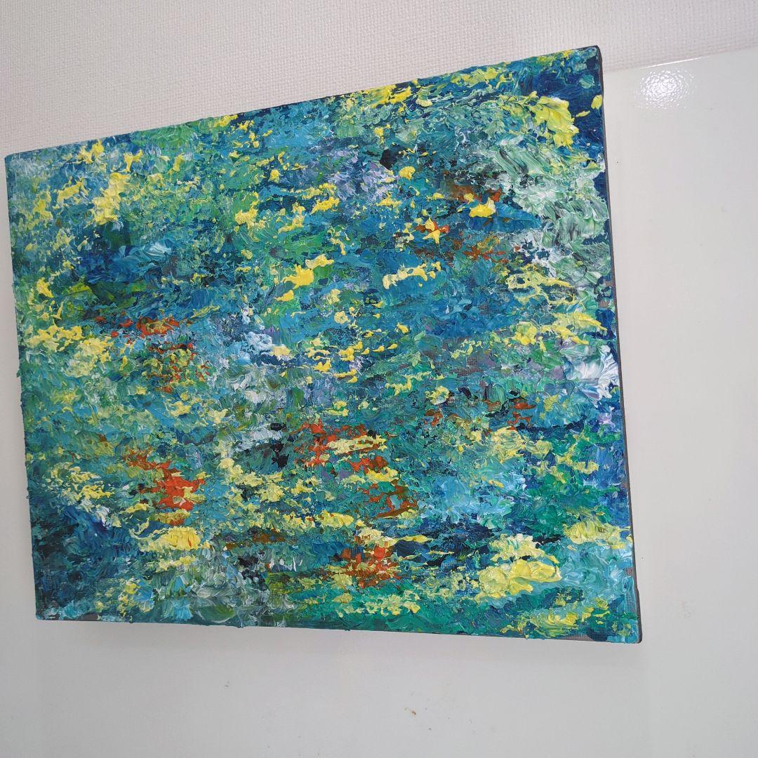 抽象画　絵画　作品名　らくえん