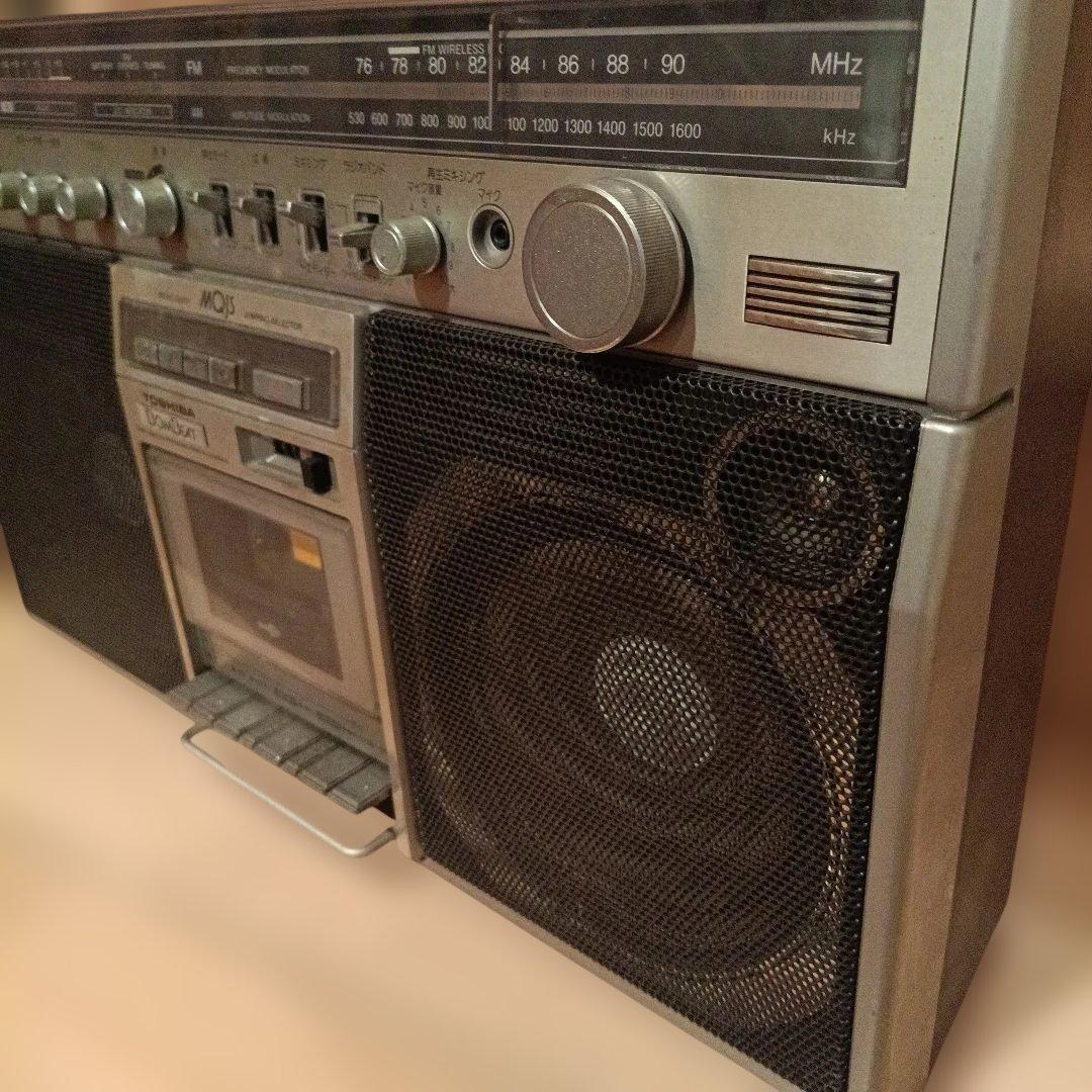 【昭和レトロ】東芝 ステレオラジカセ BOMBEAT RT-8780S