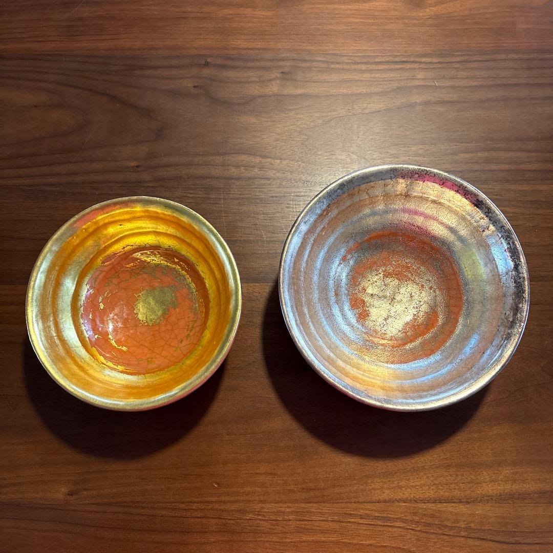 島台茶碗　大小一組　祝い事などにおつかいぐださい。