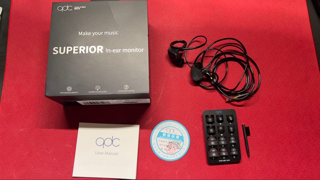 イヤホン qdc SUPERIOR
