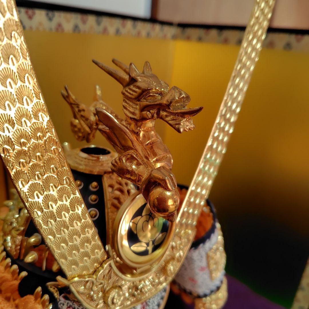 秀月作 　五月人形 兜飾り