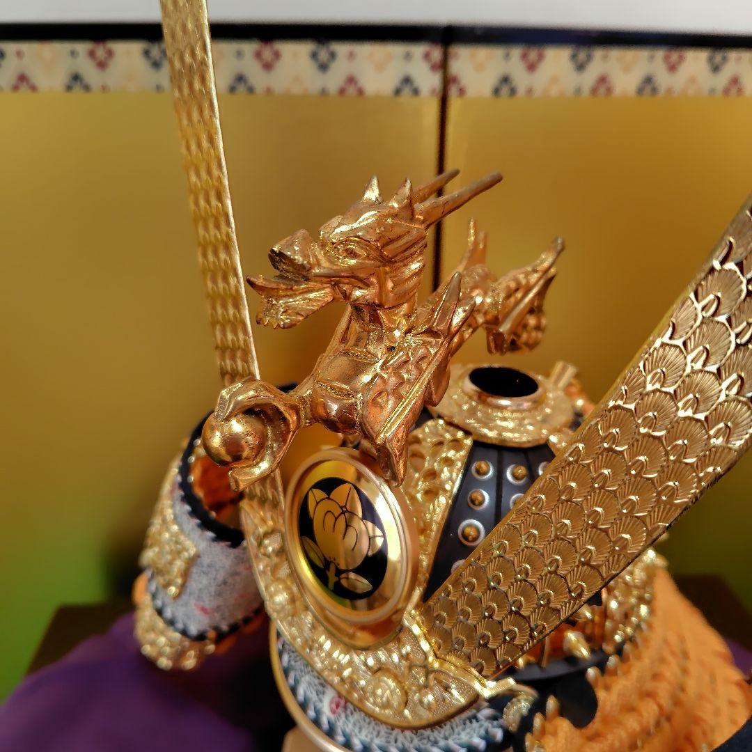 秀月作 　五月人形 兜飾り