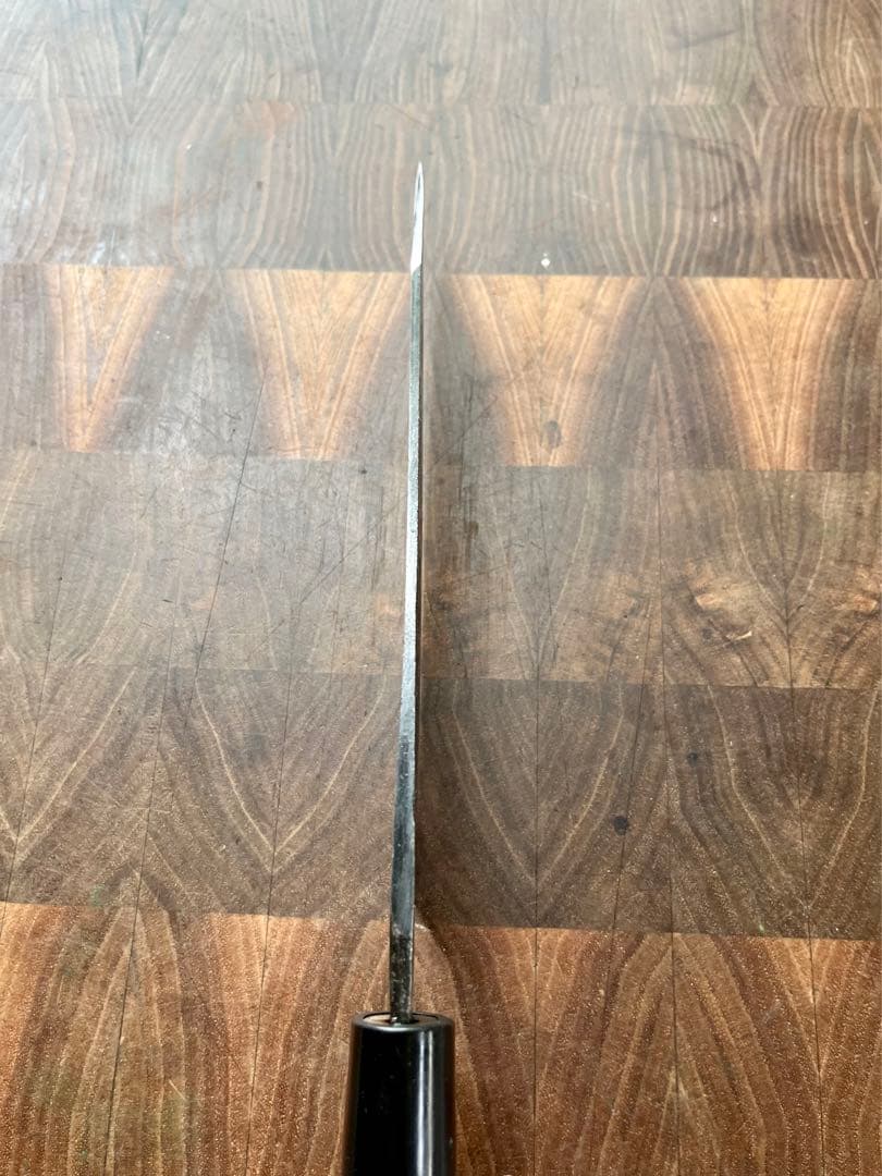 土佐　司　ダマスカス　切付　三徳　180mm 包丁　青紙　釣り　キャンプ　和包丁