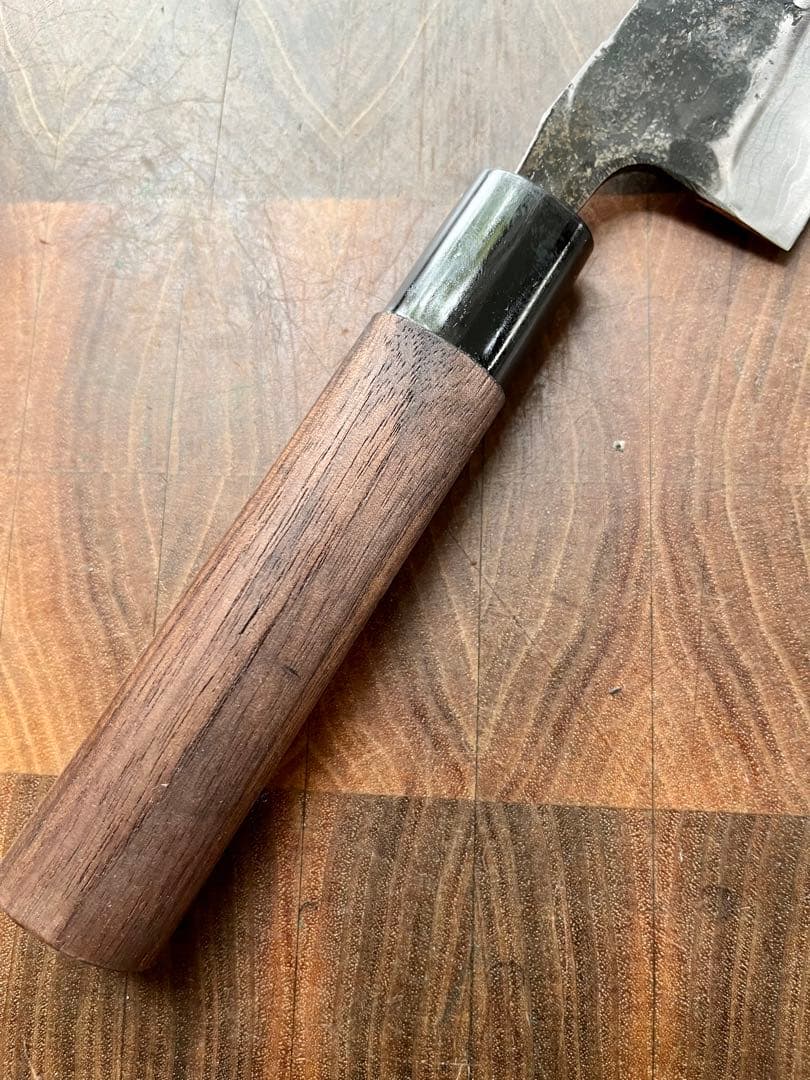 土佐　司　ダマスカス　切付　三徳　180mm 包丁　青紙　釣り　キャンプ　和包丁