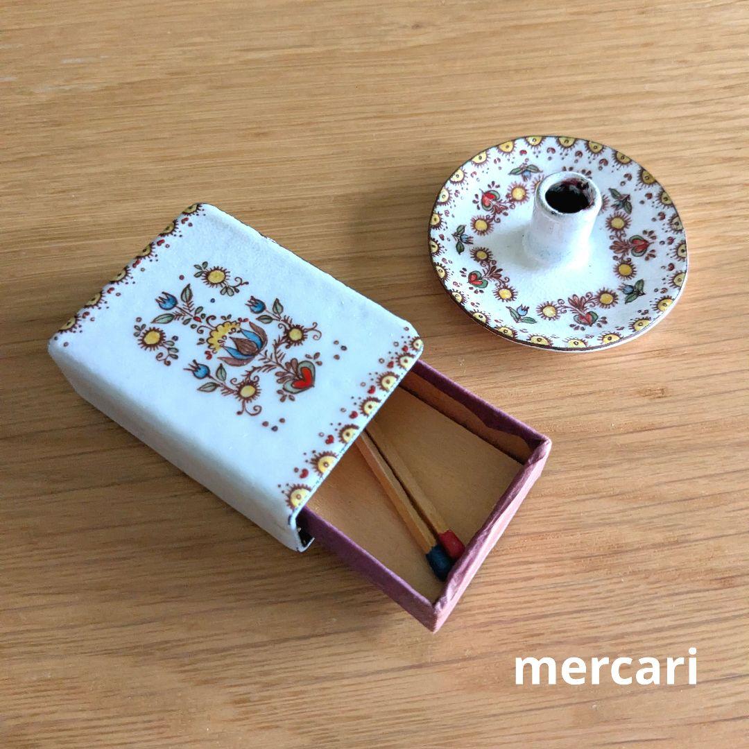 オーストリア　琺瑯　エナメル　ヴィンテージ　金属　マッチ箱　小箱　本型