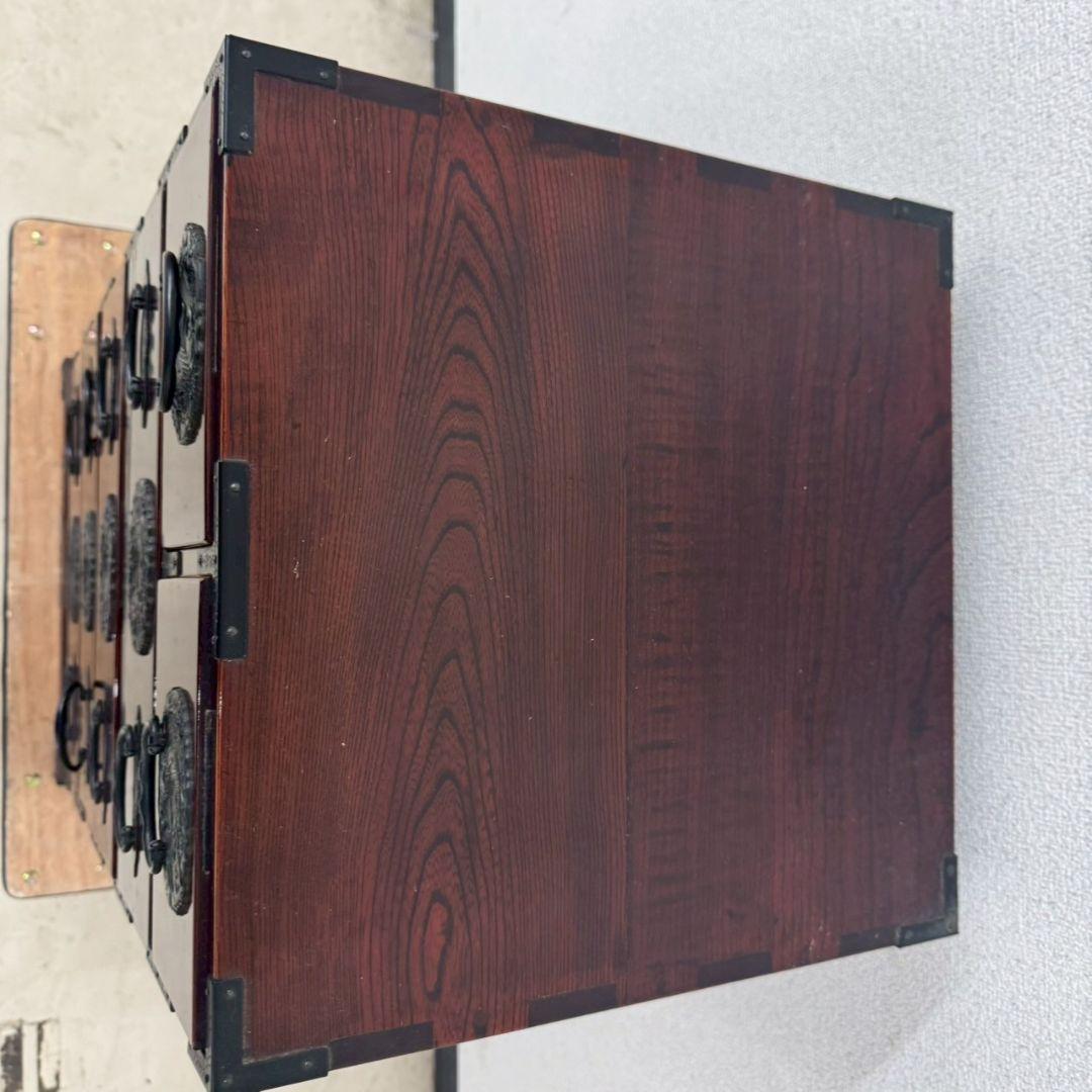 仙台箪笥 漆塗り 5段箪笥 渡辺家具店