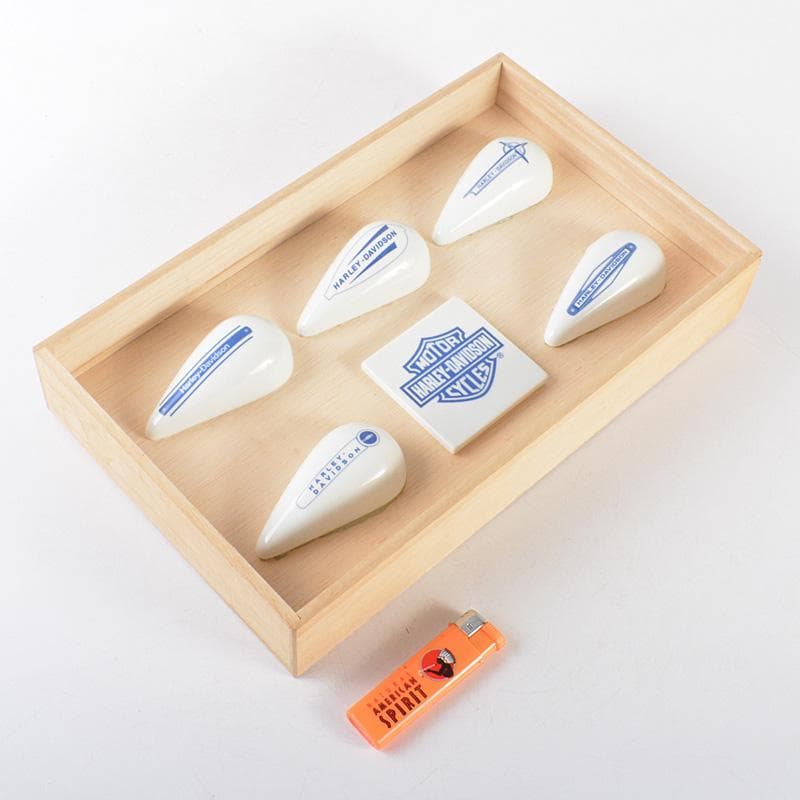 有田焼　弥左衛門窯　ハーレーダビッドソン　箸置　置物　共箱　M　R5523