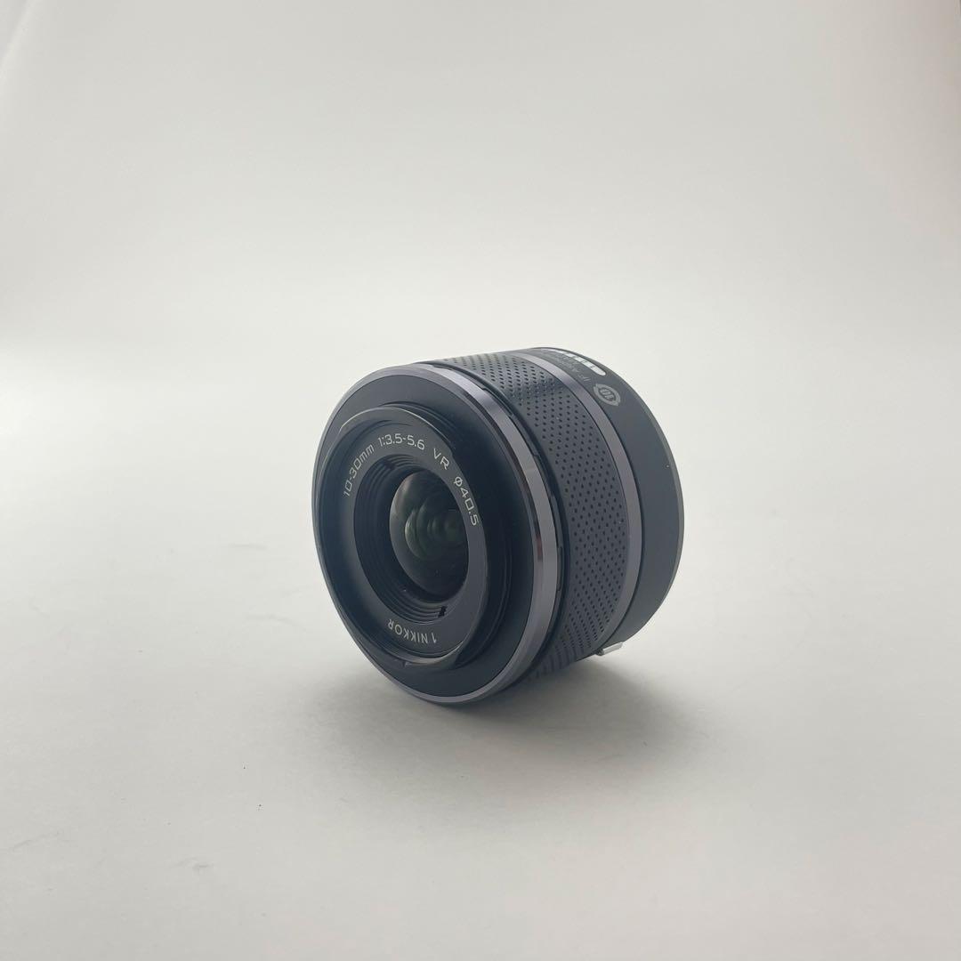 【ファインダー美品・返品保証】Nikon1 V1 ブラック 標準レンズキット