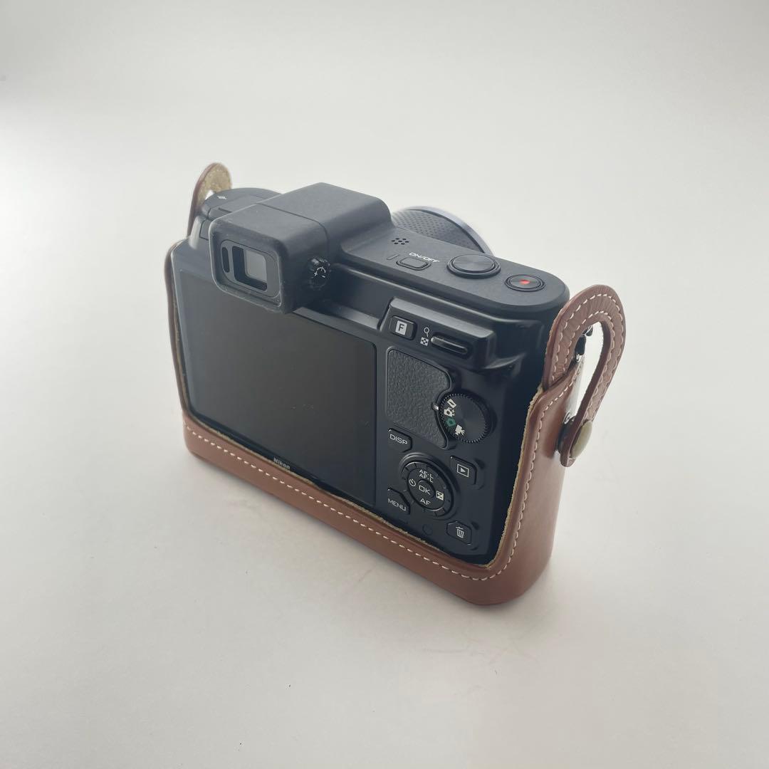 【ファインダー美品・返品保証】Nikon1 V1 ブラック 標準レンズキット