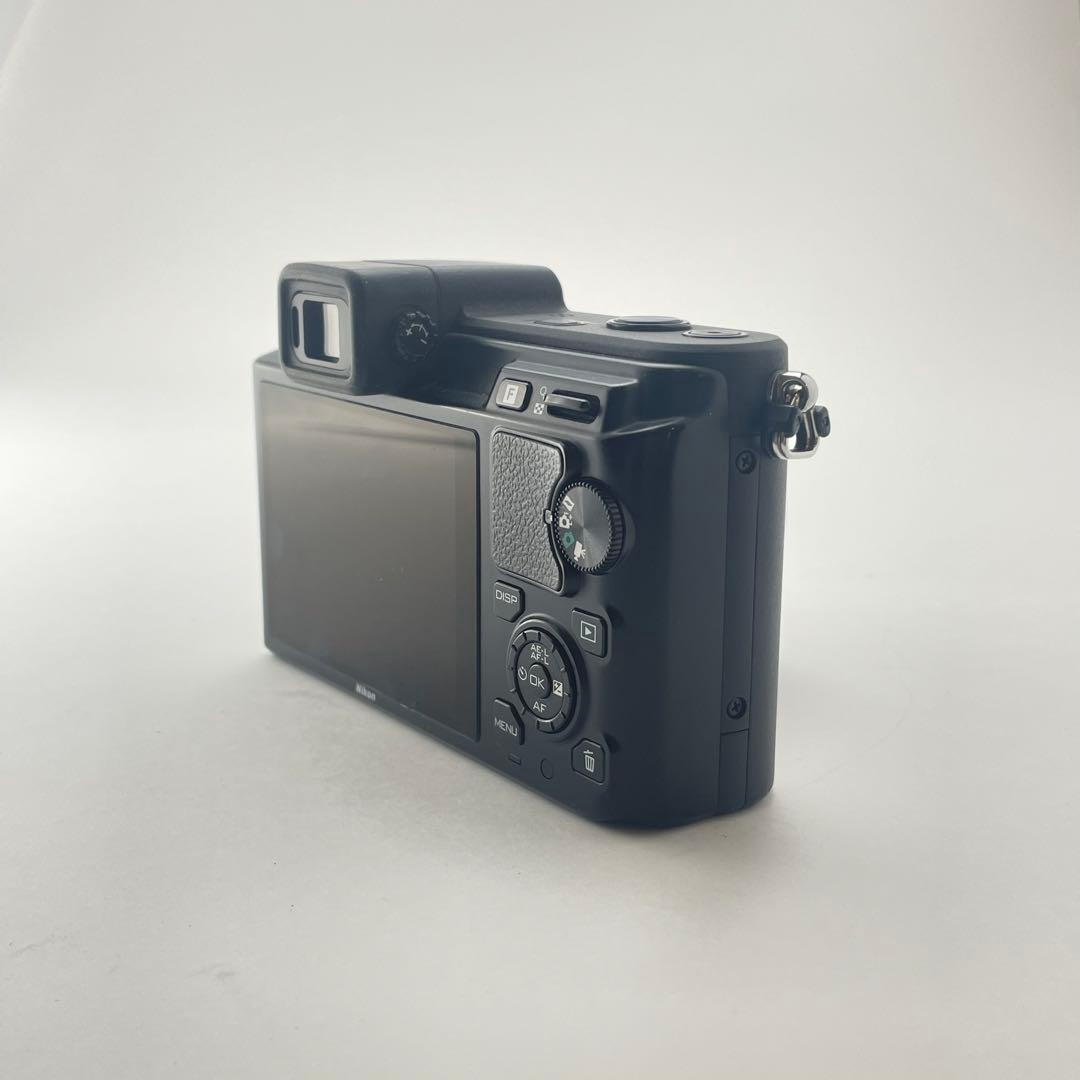 【ファインダー美品・返品保証】Nikon1 V1 ブラック 標準レンズキット