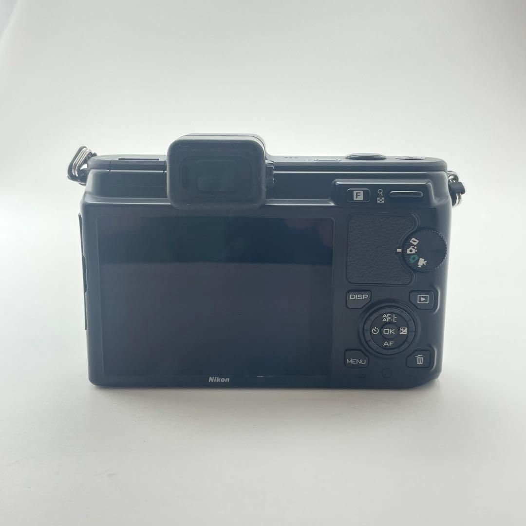 【ファインダー美品・返品保証】Nikon1 V1 ブラック 標準レンズキット