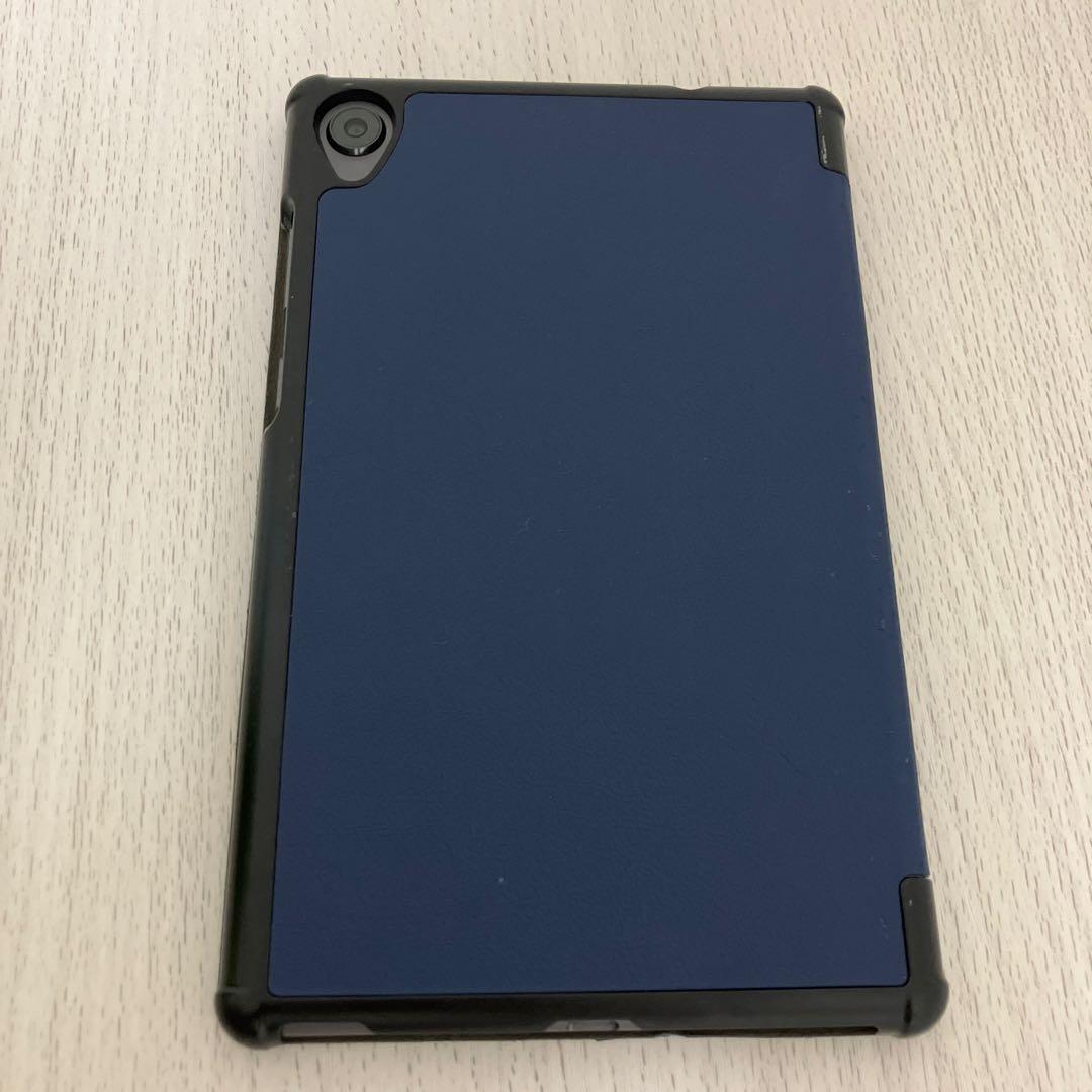 Lenovo Tab M8 本体 ネイビーケース付き