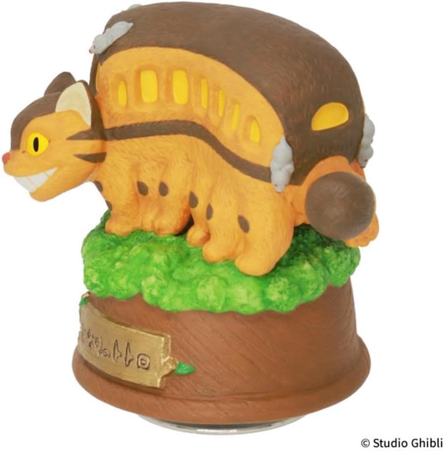 【新品未使用】となりのトトロ 磁器オルゴール ネコバス 木の上 セキグチ ジブリ