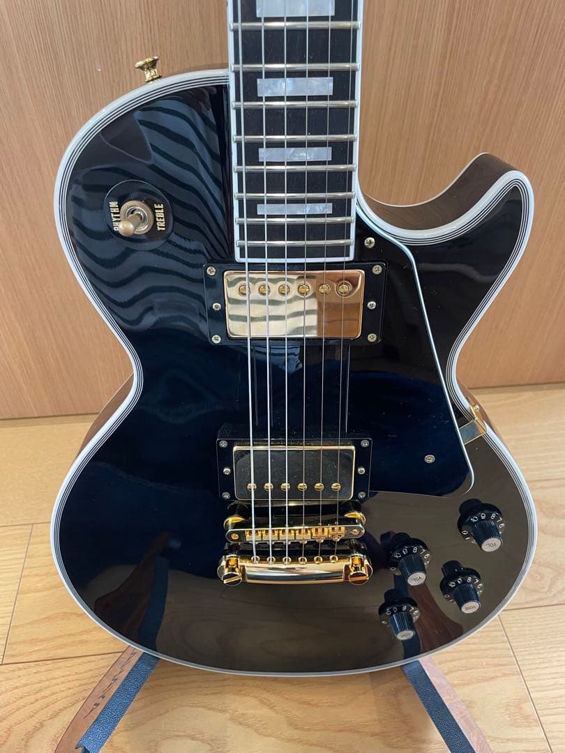 りく様。EDWARDS レスポールカスタム 美品 エボニー指板