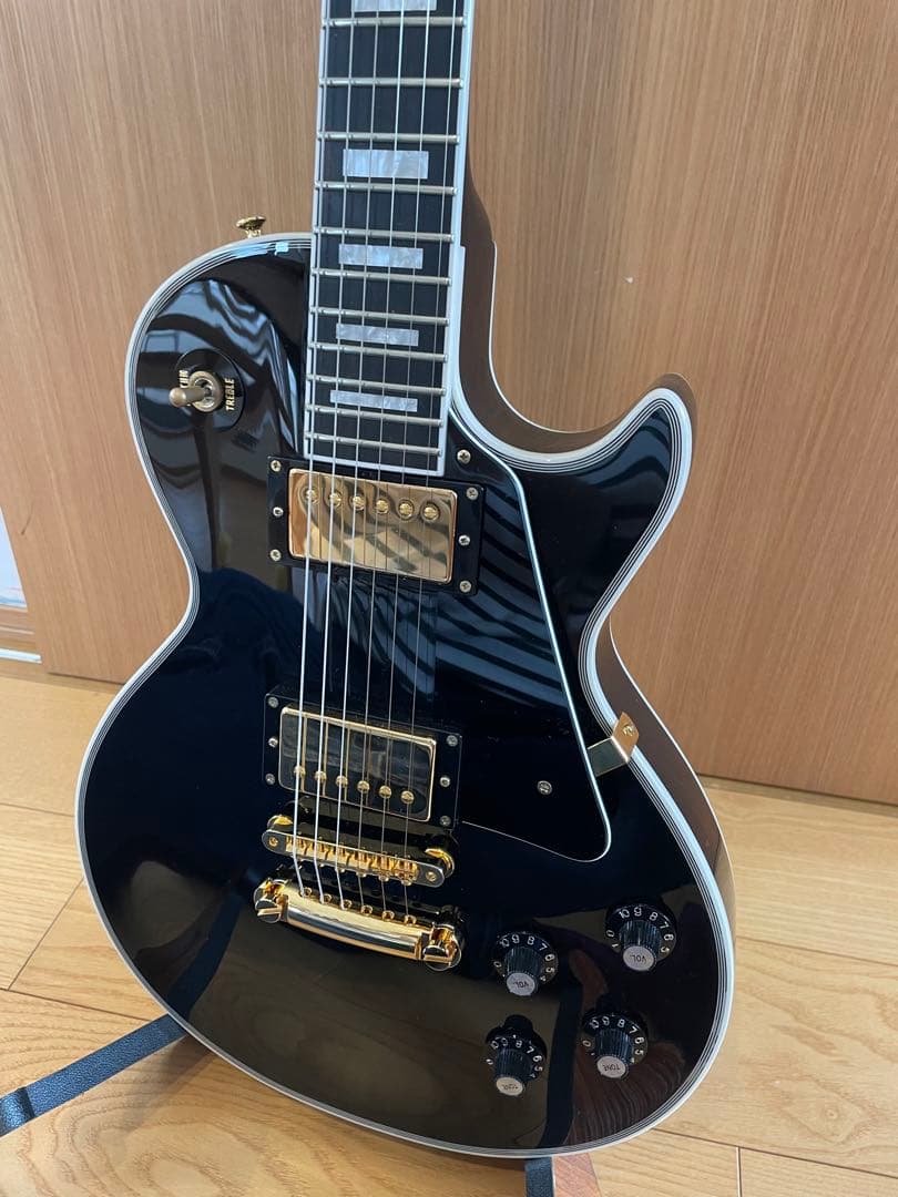 りく様。EDWARDS レスポールカスタム 美品 エボニー指板