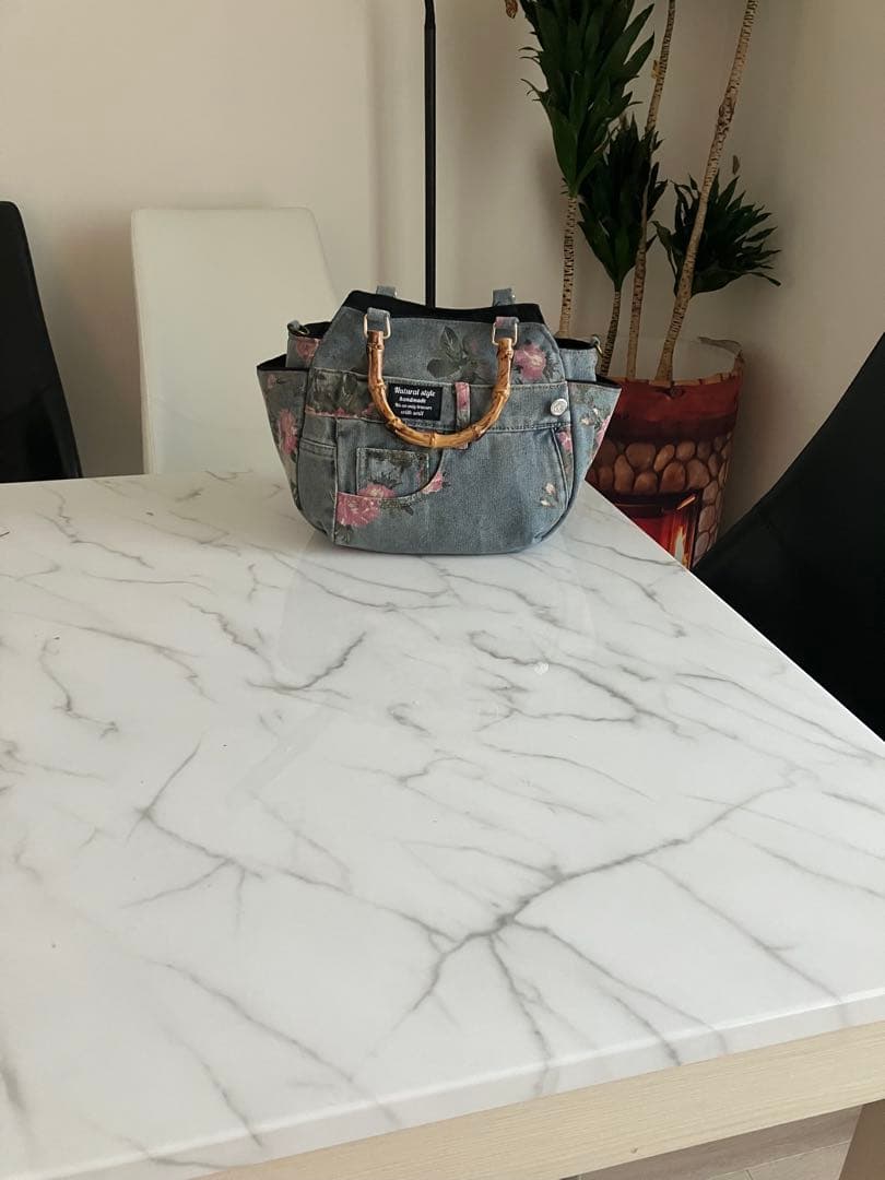 784 ❤︎常凛❤︎プロフご確認願います❣️花柄デニムリメイクバック