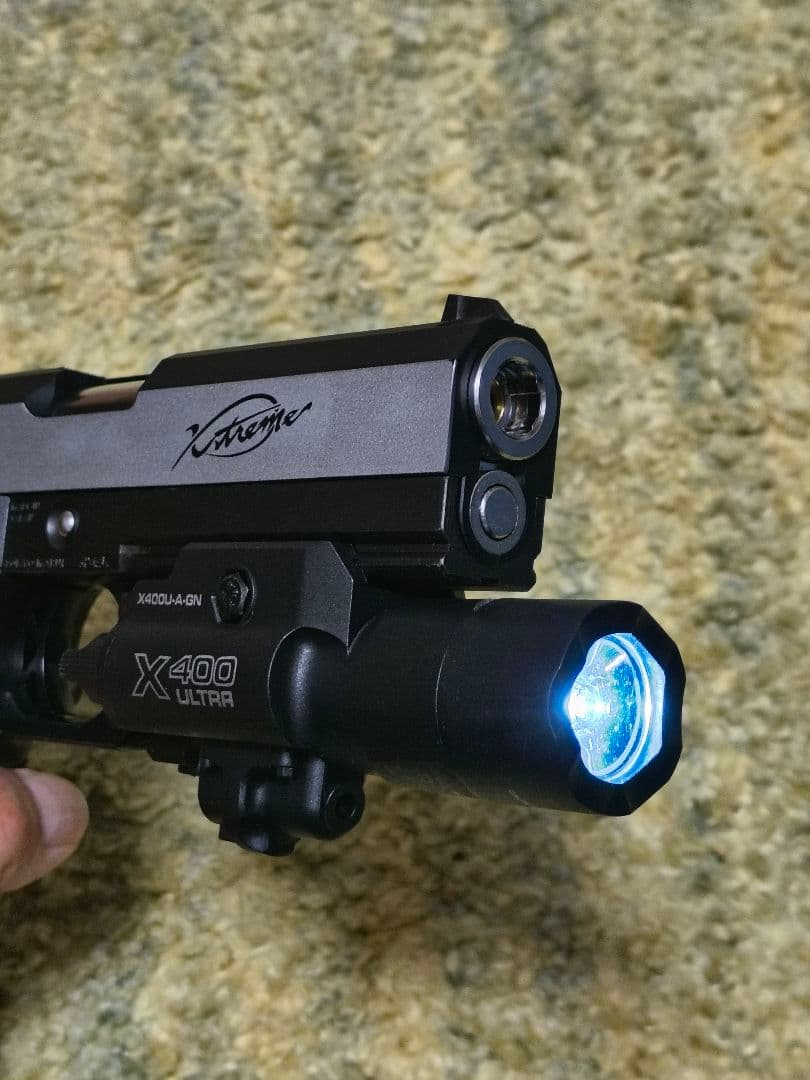 Xtreme .45 エアガン X300 Ultraライト付き