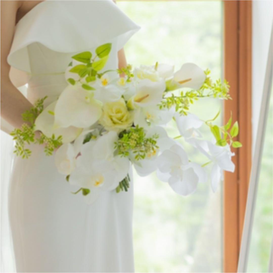 アーティフィシャルフラワー　ブーケ　ブートニア　高級造花　結婚式