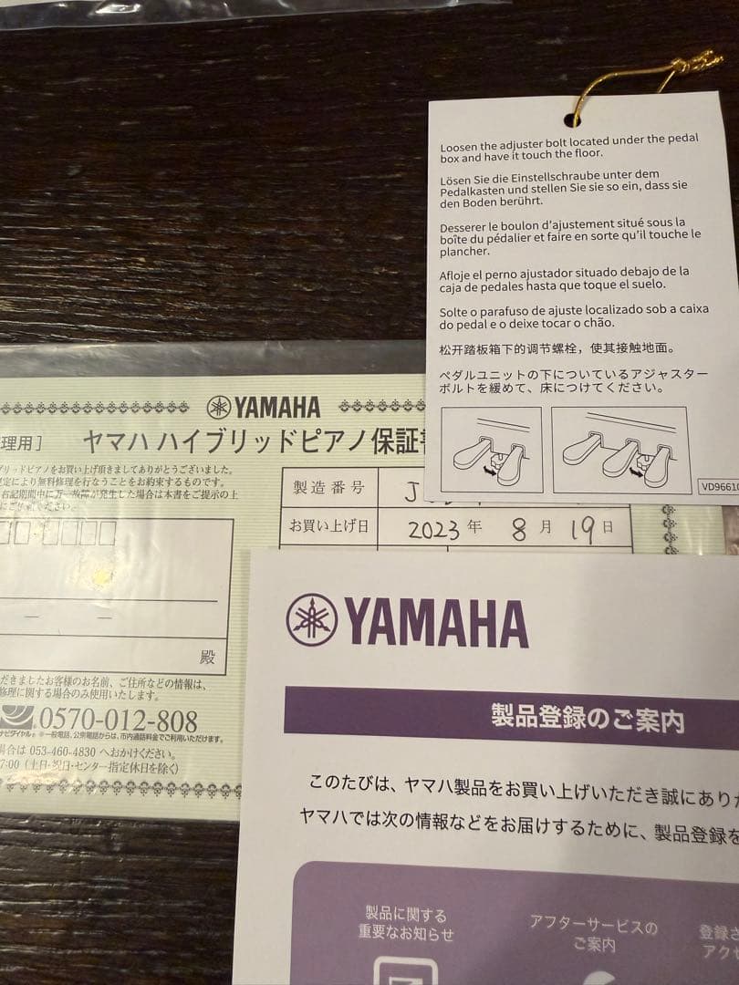 ヤマハアバングランド　N1X 直営店2023年8月購入