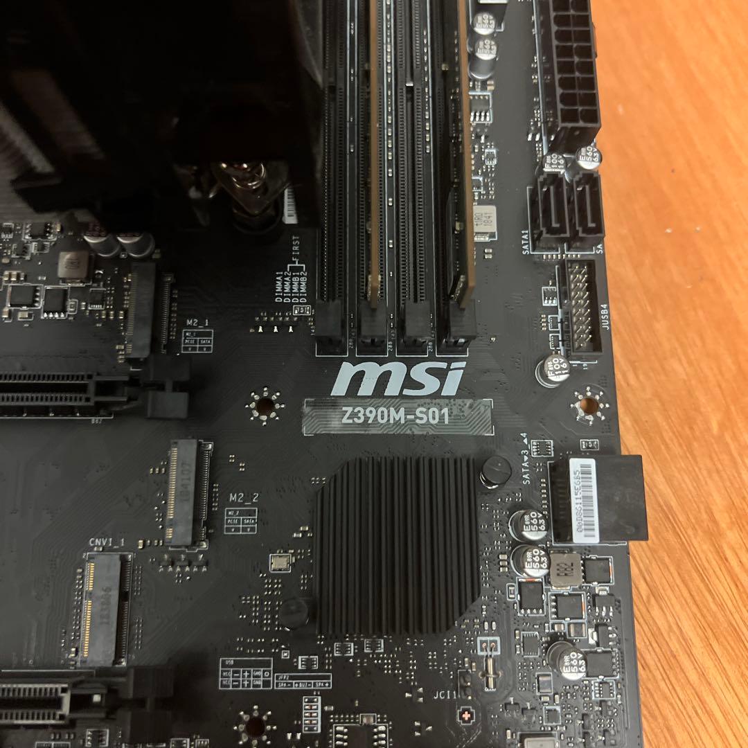 i7 8700 MSI Z390M-S01マザーボード