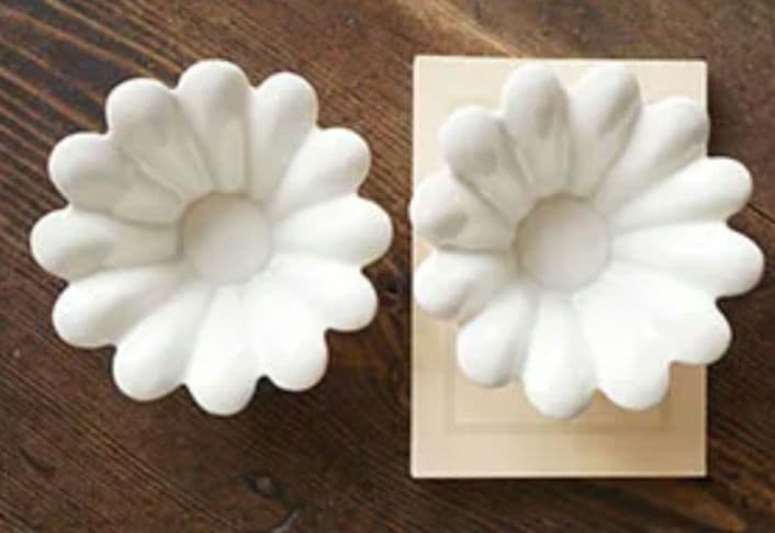 【完売品】よしざわ窯 白いマーガレット小鉢 5枚セット 花型 ナチュラル食器