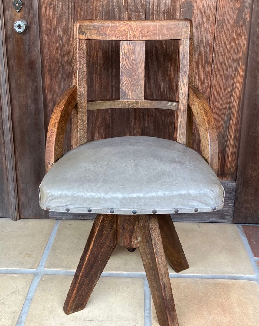 ドクターチェア 古い椅子 ヴィンテージ 時代物 当時もの 昭和レトロ 古家具