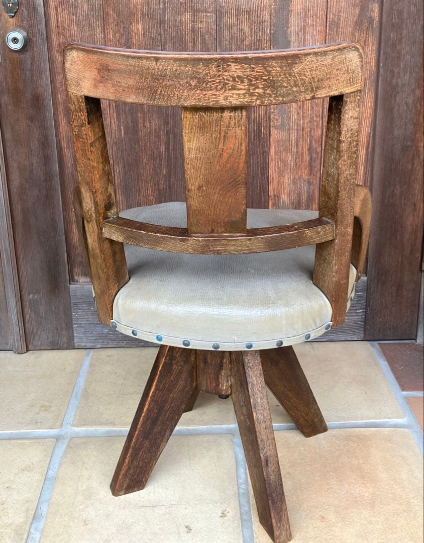 ドクターチェア 古い椅子 ヴィンテージ 時代物 当時もの 昭和レトロ 古家具