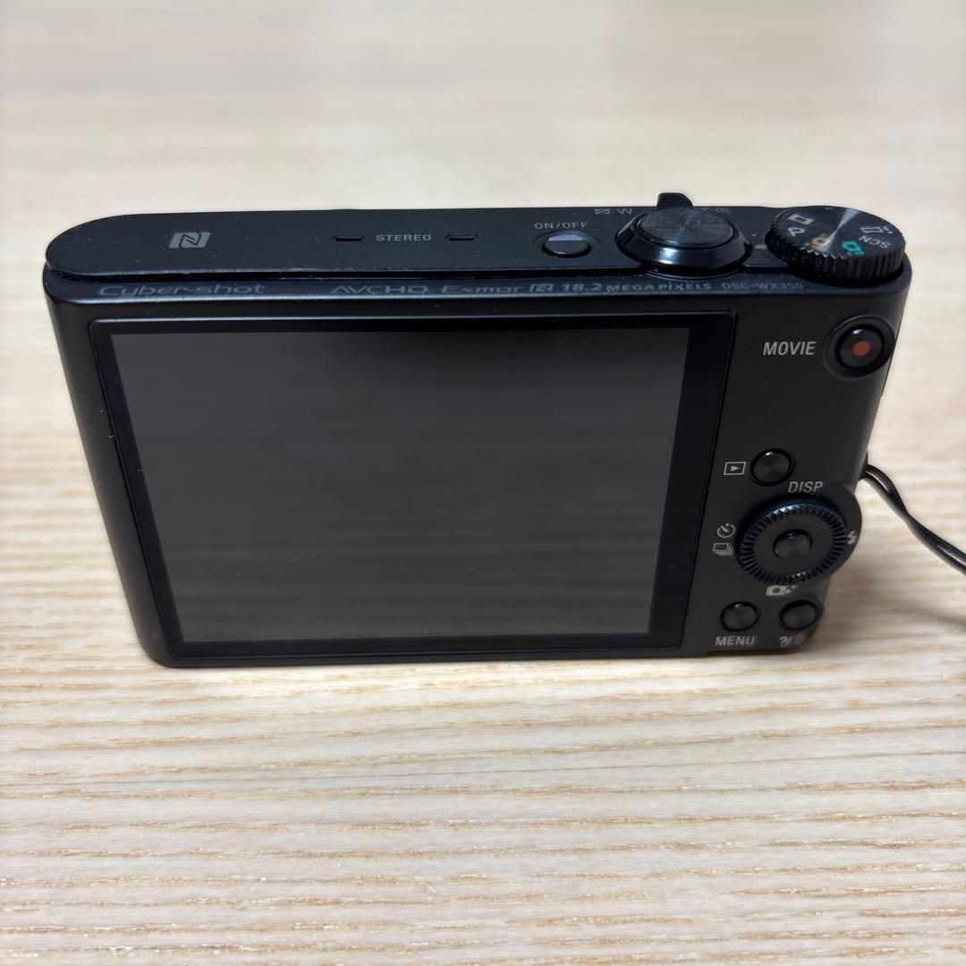 【極美品】Sony CyberShot DSC-WX350 ソニー コンデジ 黒