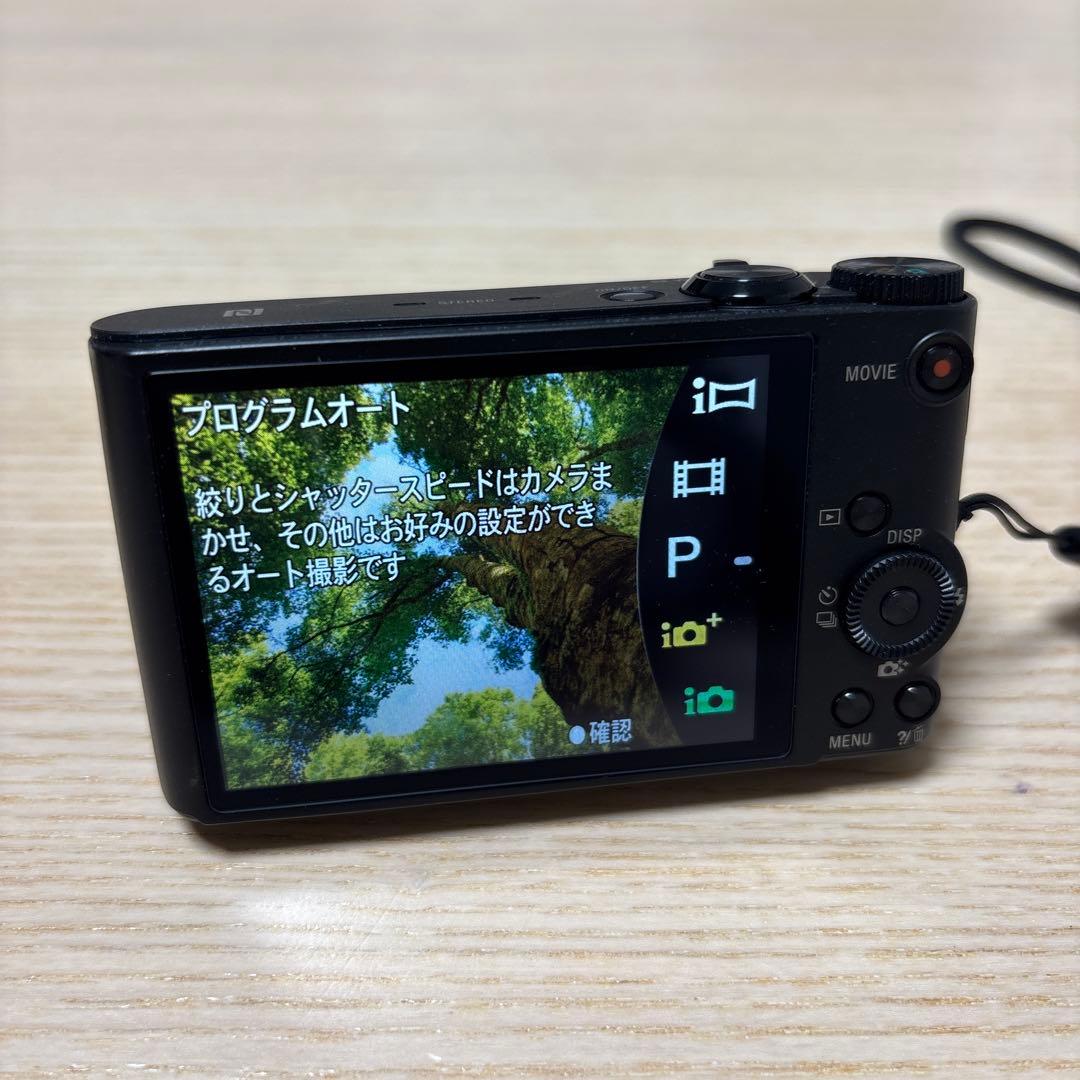 【極美品】Sony CyberShot DSC-WX350 ソニー コンデジ 黒