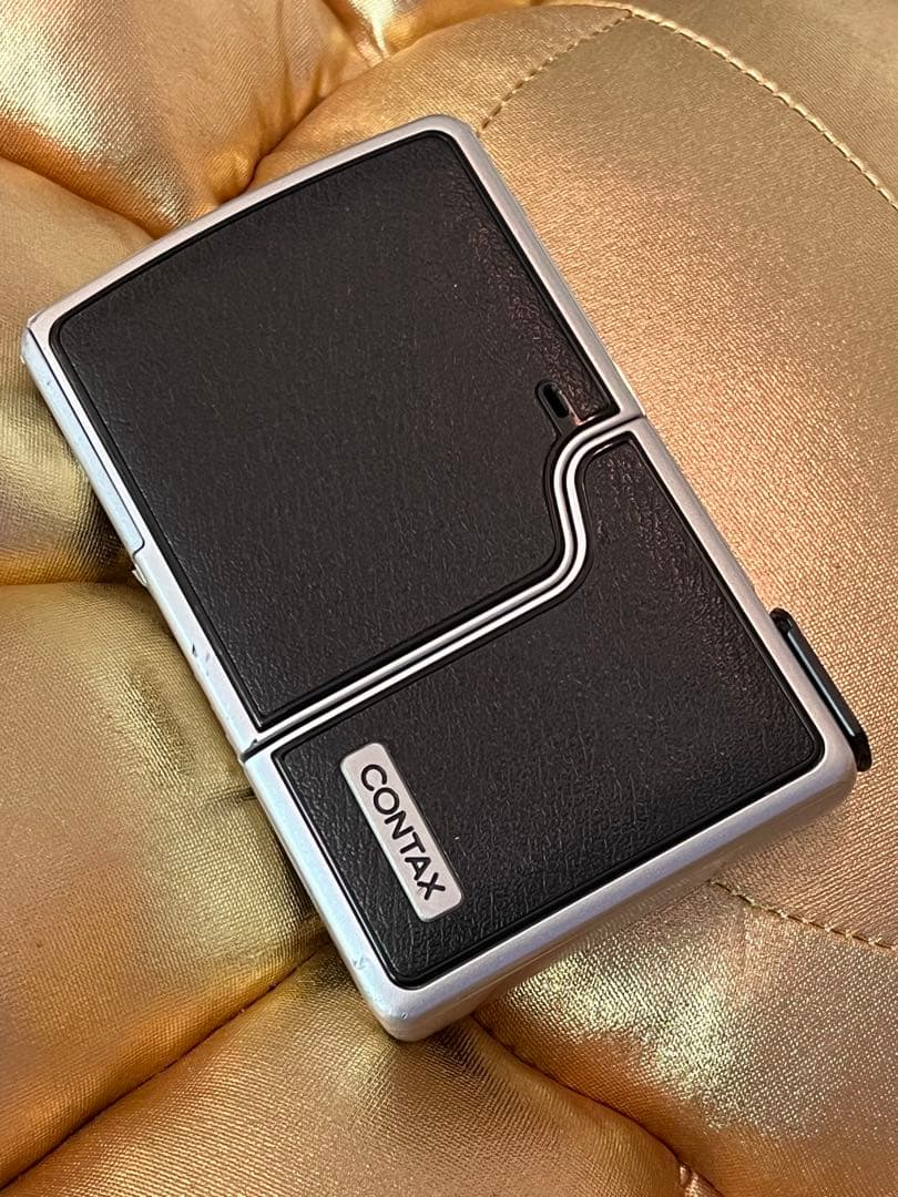 CONTAX U4R レザーカスタム 内部新品バッテリー 充電器 SDカード付