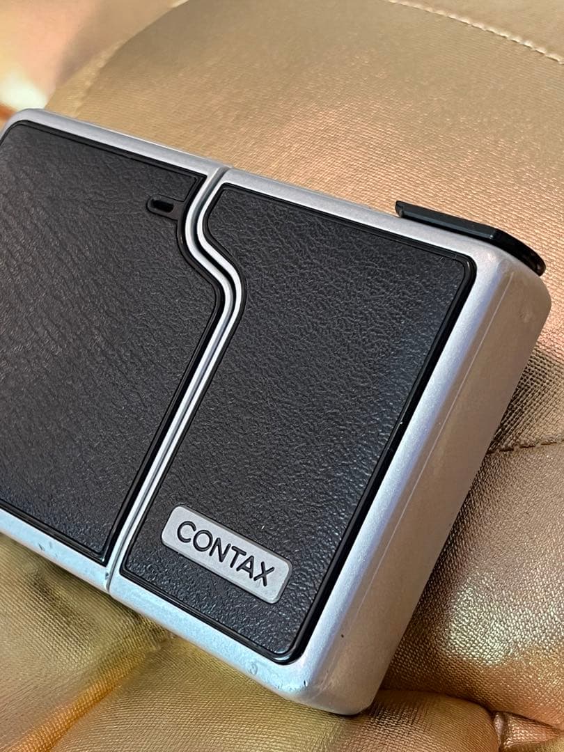 CONTAX U4R レザーカスタム 内部新品バッテリー 充電器 SDカード付