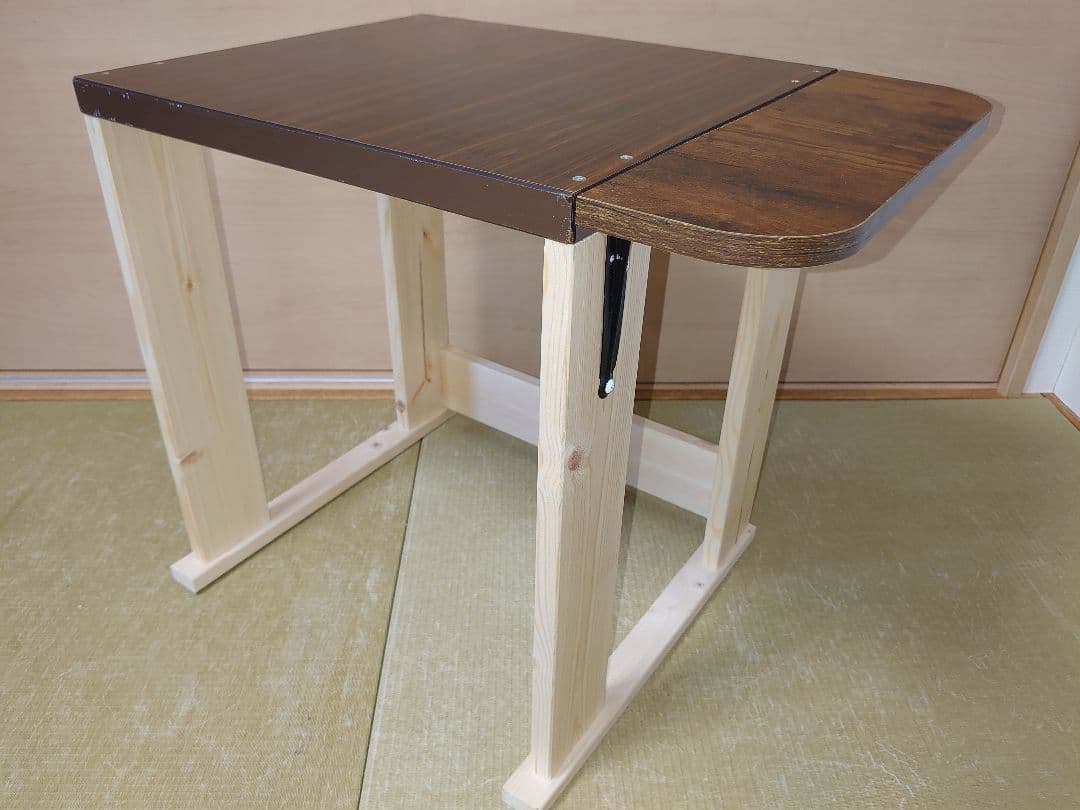 【累積177台目】パチスロを置く台（1台用シンプルスタンド）★右側に棚板付き②