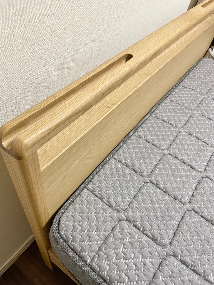 未使用に近い超美品 karimoku NW21 セミダブルベッド＋マットレス