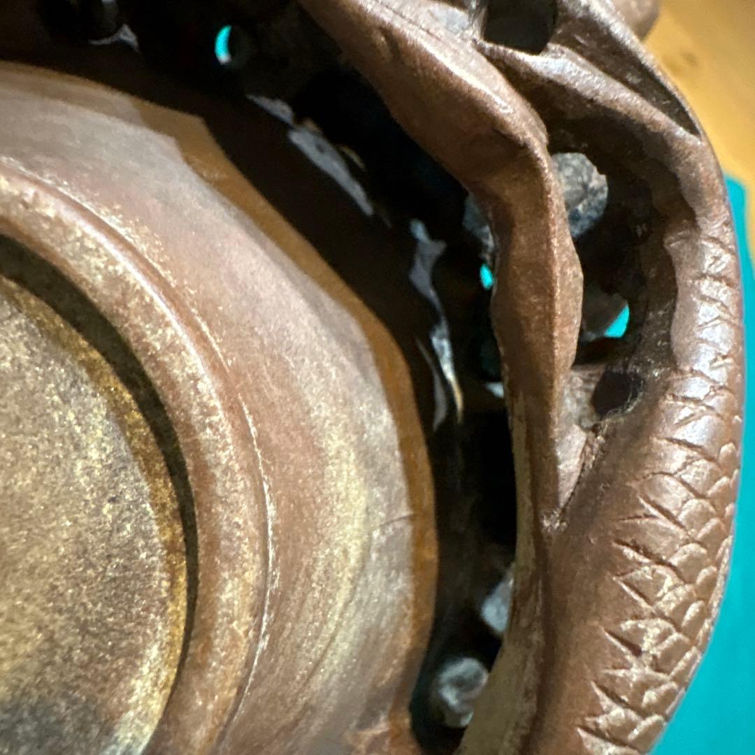 中国茶器 龍彫刻 急須