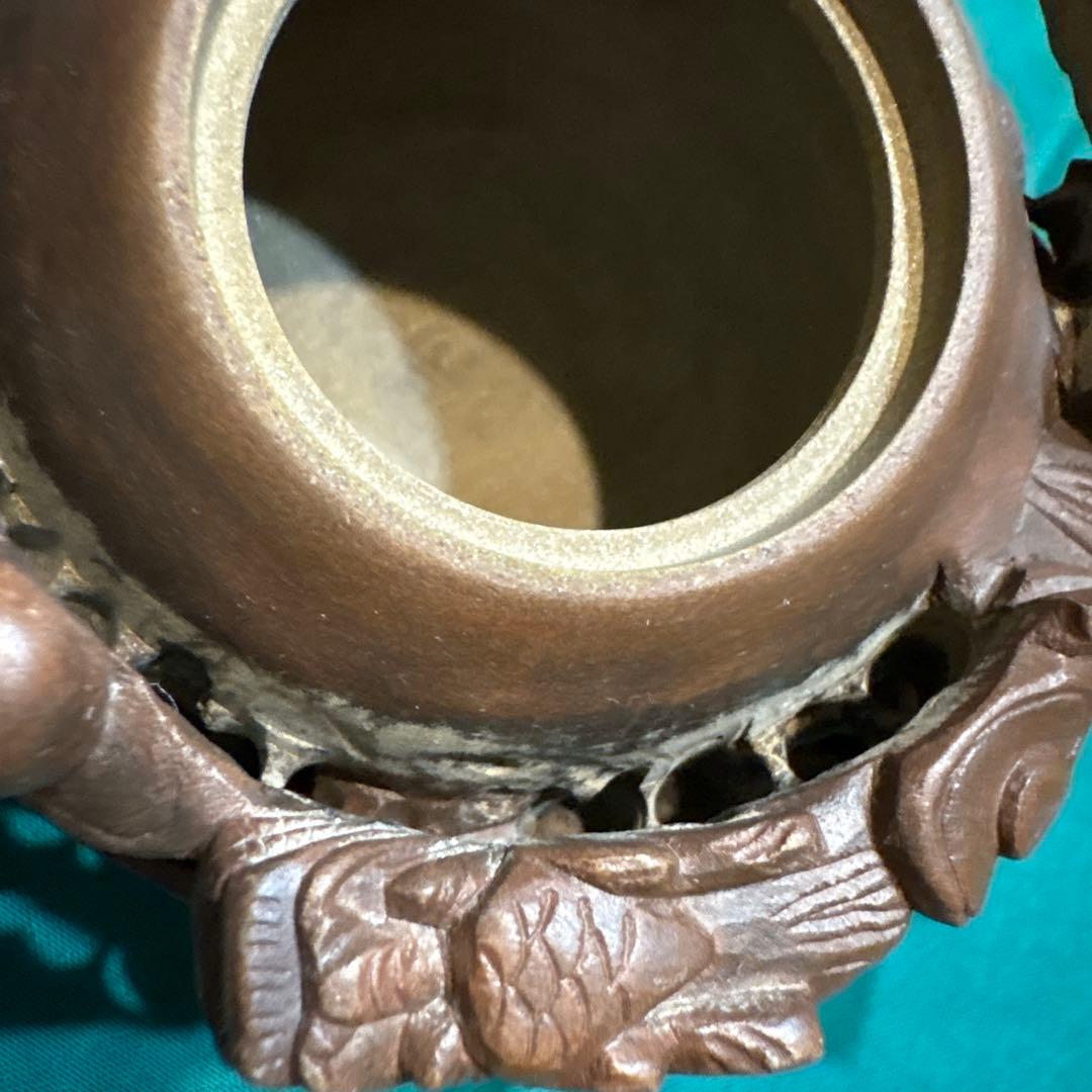 中国茶器 龍彫刻 急須